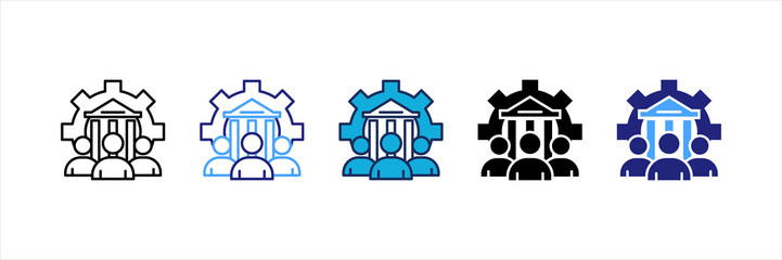 Corporate Governance Multi Style Icon Set