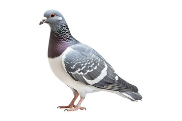 pigeon Isolated on White and Transparent Background PNG Image.