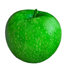 Close-up of a ripe Granny Smith apple