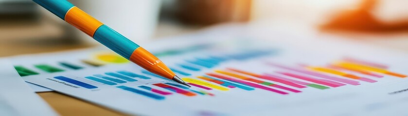 Classic pen and paper setup for note-taking and idea generation in a creative and productive workspace environment