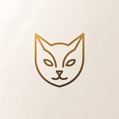 vector illustration of a cat. cat silhouette.one line drawing art.line drawing of cat.cat logo isolated on white background.pet