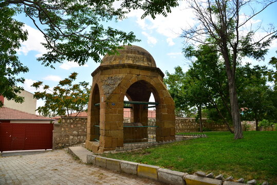 A view from Dort Ayak Mosque and Tomb in Nigde, Turkey