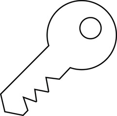 Key vector icon