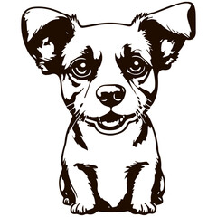 Small dog, beautiful and cute