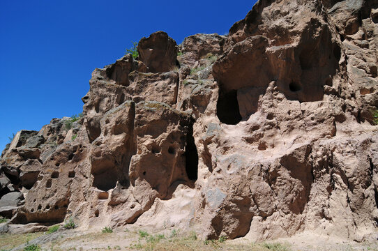 A view from the Historical Gumusler Monastery in Nigde, Turkey