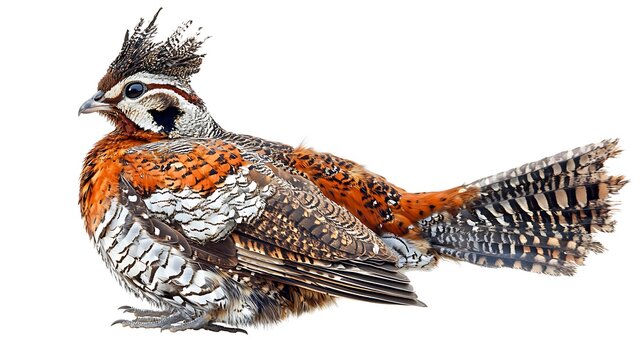 Full-body shot of ruffed grouse images