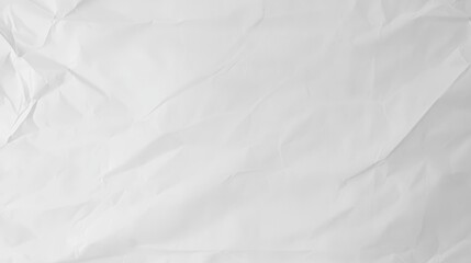 Textured White Crumpled Paper Background for Creative Design Projects and Artwork