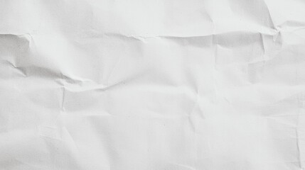 Wrinkled White Fabric Background for Textures and Designs in Minimalistic Style