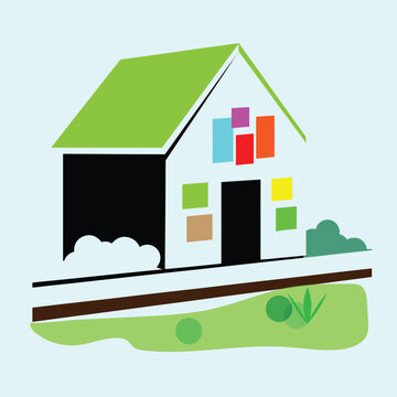 a vector nice home design