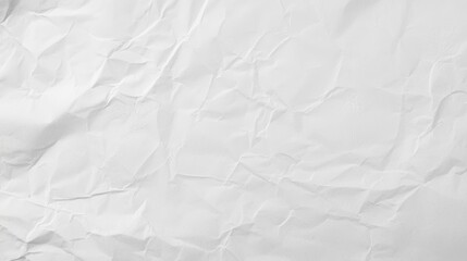 Obraz premium Crumpled White Paper Texture for Background Use in Design and Creative Projects