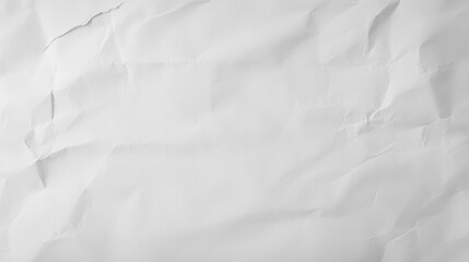 Obraz premium Crumpled White Paper Texture Background for Creative Design and Artwork Projects