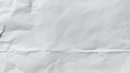 Obraz premium Textured White Wrinkled Paper Background Suitable for Various Design Projects