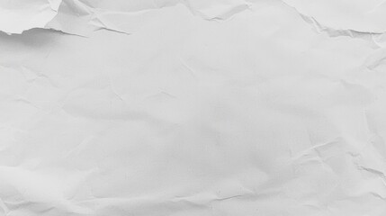 Obraz premium Crumpled White Paper Texture for Background and Design Use in Creative Projects