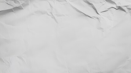 Obraz premium Crumpled White Paper Texture Background for Creative and Design Projects