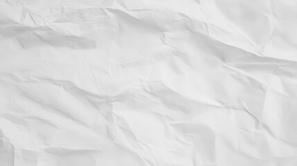 Obraz premium Crumpled White Paper Texture Background for Creative Design Projects and Presentations