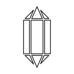 gemstone line icon