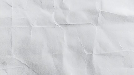 Fototapeta premium Crumpled White Paper Texture for Background and Design Applications