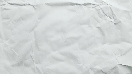 Obraz premium Crumpled White Paper Texture Background for Creative Graphic Design Projects