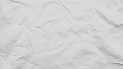 Obraz premium Crumpled White Paper Texture for Background, Design, and Various Creative Projects
