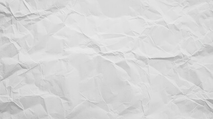 Fototapeta premium Crumpled White Paper Background Texture for Creative Use in Digital Designs and Art