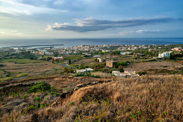 Fototapeta premium Pantelleria Island, Trapani district, Sicily, Italy, view of Pantelleria