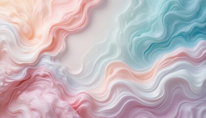 Fluid abstract art creation digital medium colorful tones soft textures artistic expression contemporary aesthetic