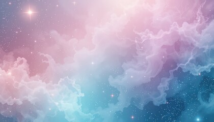 Stunning celestial event of nebula formation outer space digital artwork ethereal environment abstract viewpoint cosmic concept for visual exploration