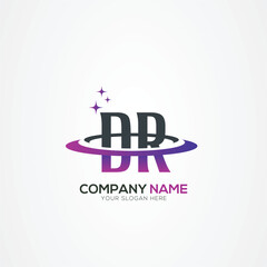 Modern Letter DR RD Planet space logo design With Creative Vector Elements