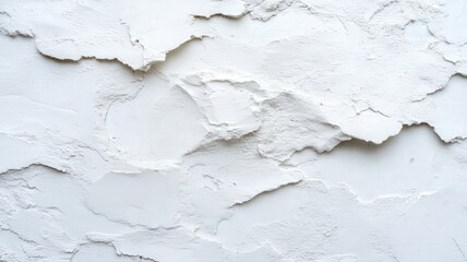 Obraz premium White Textured Wall Background Abstract Rough Surface Uneven Layers