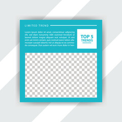 Modern Social Media Template for Trends
