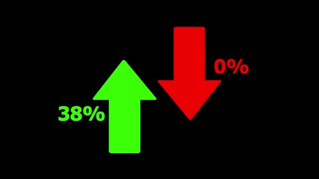 Cost and quality control concept.quality 45 % . Successful organization strategy and management.