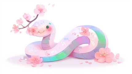 Cherry Blossom Serpent
