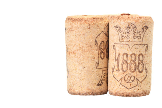 Wine bottle cork isolated - Powered by Adobe
