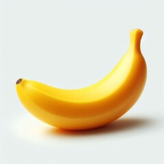 banana isolated on white. Banana tropical fruit.