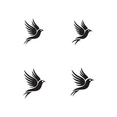 Fototapeta premium set of vector wings