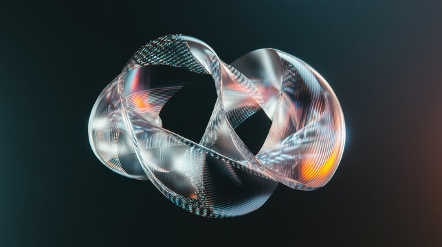 Abstract Twisted Glass Structure