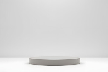 Fototapeta premium empty white podium