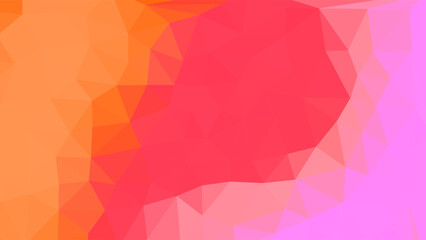 Abstract 2D geometric colorful background 