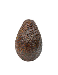 Fototapeta premium Ripe avocado on black background