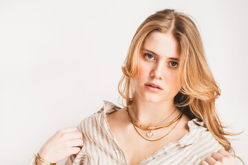 Model, jung, natürlich