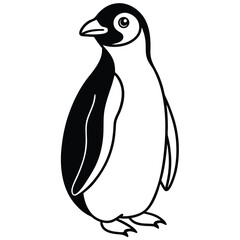 Fototapeta premium Penguin isolated on white background