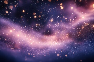 Obraz premium A Beautiful Celestial Scene Featuring Glittering Lights and Hues
