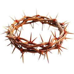 Obraz premium crown made of thorns isolated on a transparent background