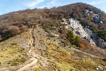 Autumn leaves at Mt.Shaka-ga-take