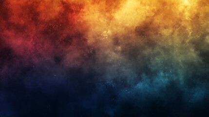 Fiery Nebula with Cosmic Cloudscape.