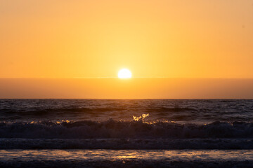 Sunset of Papudo, Chile