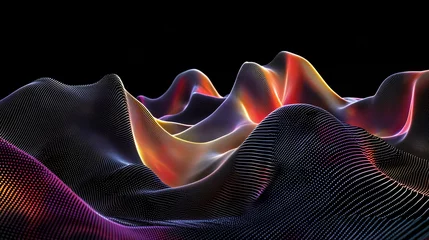  Here is the image based on your description of an abstract fractal background with fractal waves For naming the image, a simple title could be Fractal Wave Visualization © Ivrin