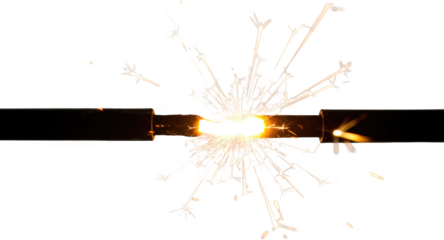 Bright Sparkling Firecracker Lights Up The Night Sky Festive Celebration