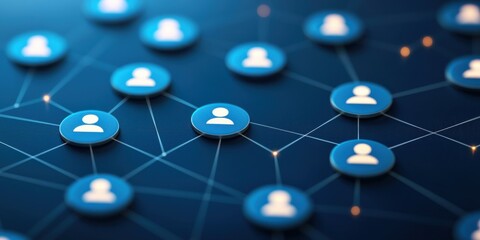 Networking event connecting professionals online digital graphic interactive environment virtual concept