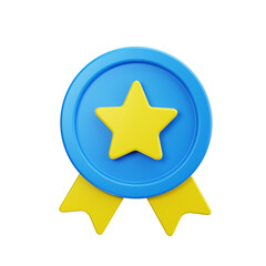 Medallion 3d render icons